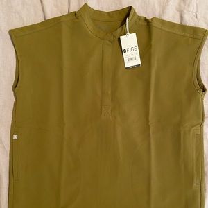 Figs martini olive Rafaela scrub top xs NWT